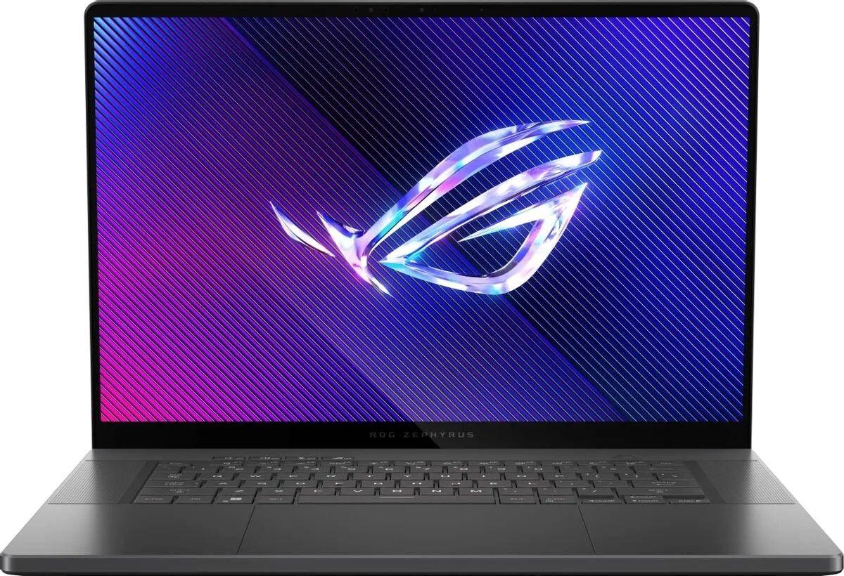 ASUS ROG Zephyrus G16 GU605MV-QR169/i7-155H Ultra/16GB/1TB SSD/RTX 4060 8GB/DOS/Eclipse Gray (90NR0IT1-M007K0) Игровой ноутбук 16", Intel Core Ultra 7 155H, RAM 16 ГБ, SSD 1000 ГБ, Без системы, (ROG Zephyrus G16 GU605MV-QR169/i7-155H Ultra/16GB/1TB SSD/RTX 4060 8GB/DOS/Eclipse Gray (90NR0IT1-M007K0)), серый