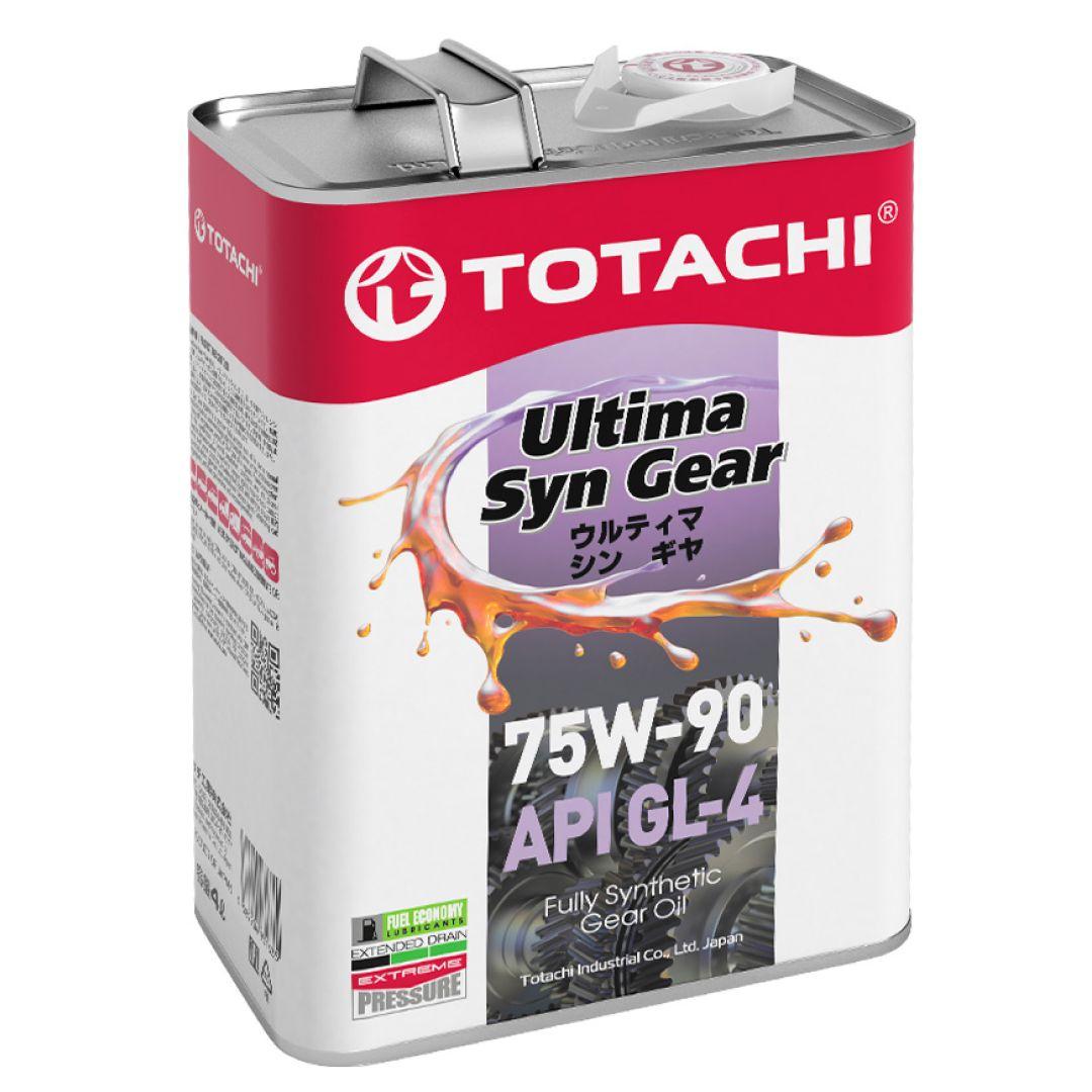 TOTACHI Ultima Syn-Gear GL-4 75W-90 4л Трансмиссионное масло