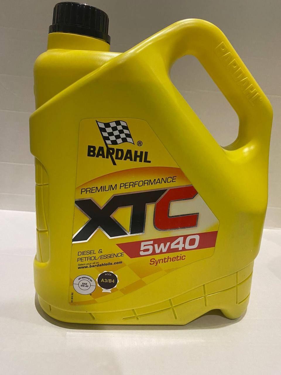 Bardahl XTC 5W-40 Масло моторное, Синтетическое, 4 л