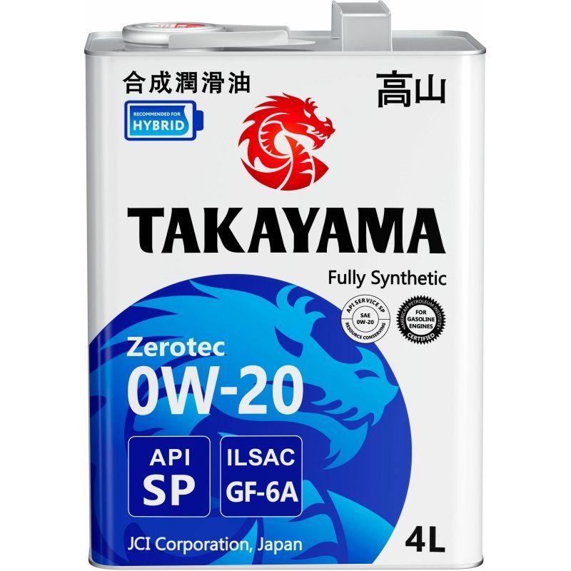 TAKAYAMA 0W-20 Масло моторное, Синтетическое, 4 л