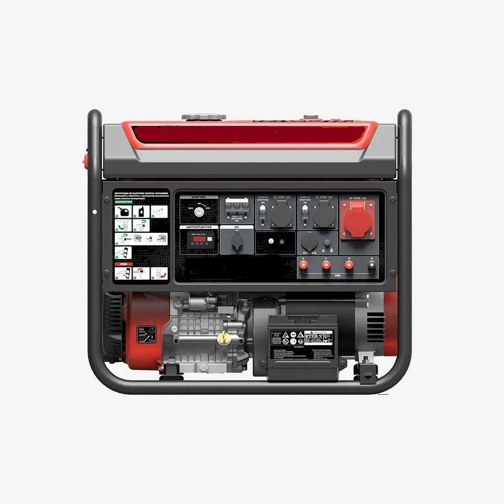 Бензиновый генератор (8.5 кВт, 11.5 л.с., электростартер, медная обмотка, топливный бак 40, двигатель 458 см3) / генератор инверторный / резервный источник питания
