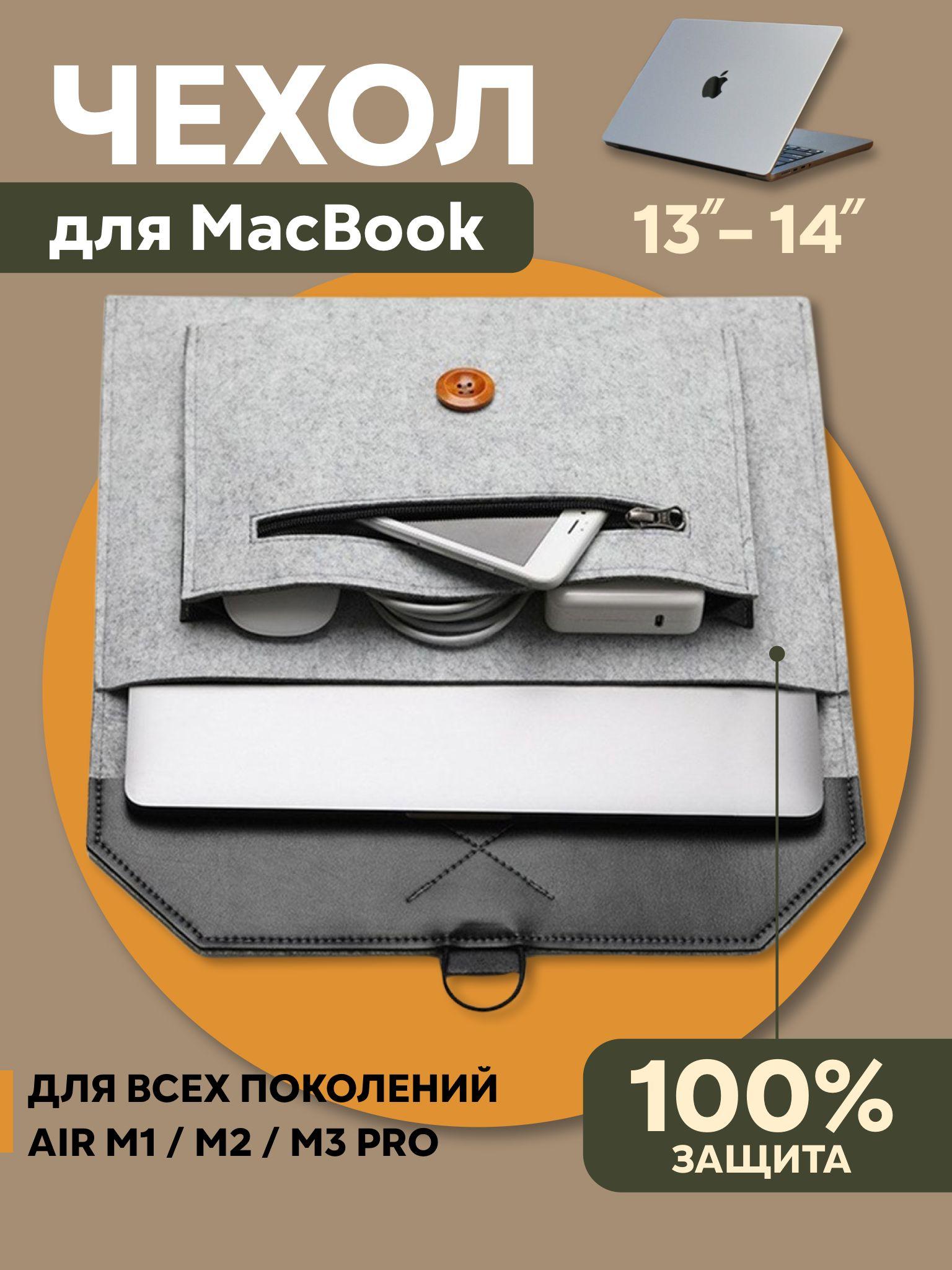 LoveHobby/ Чехол сумка для макбука MacBook Air Pro 13 14