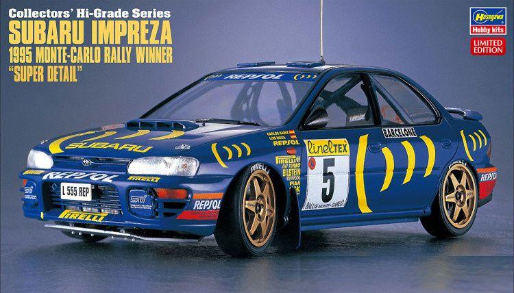 Сборная модель автомобиля SUBARU IMPREZA "1995 Sanremo Rally Winner" (1/24) 20574 Hasegawa