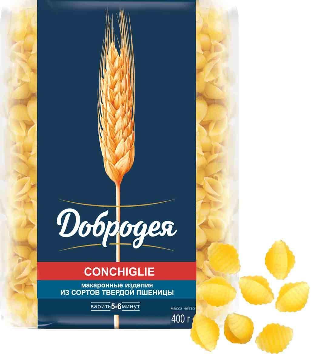 Макаронные изделия "Добродея" CONCHIGLIE 400гр. 4 шт.