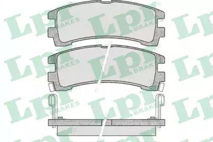 LPR Колодки тормозные дисковые Задние, арт. 05P528