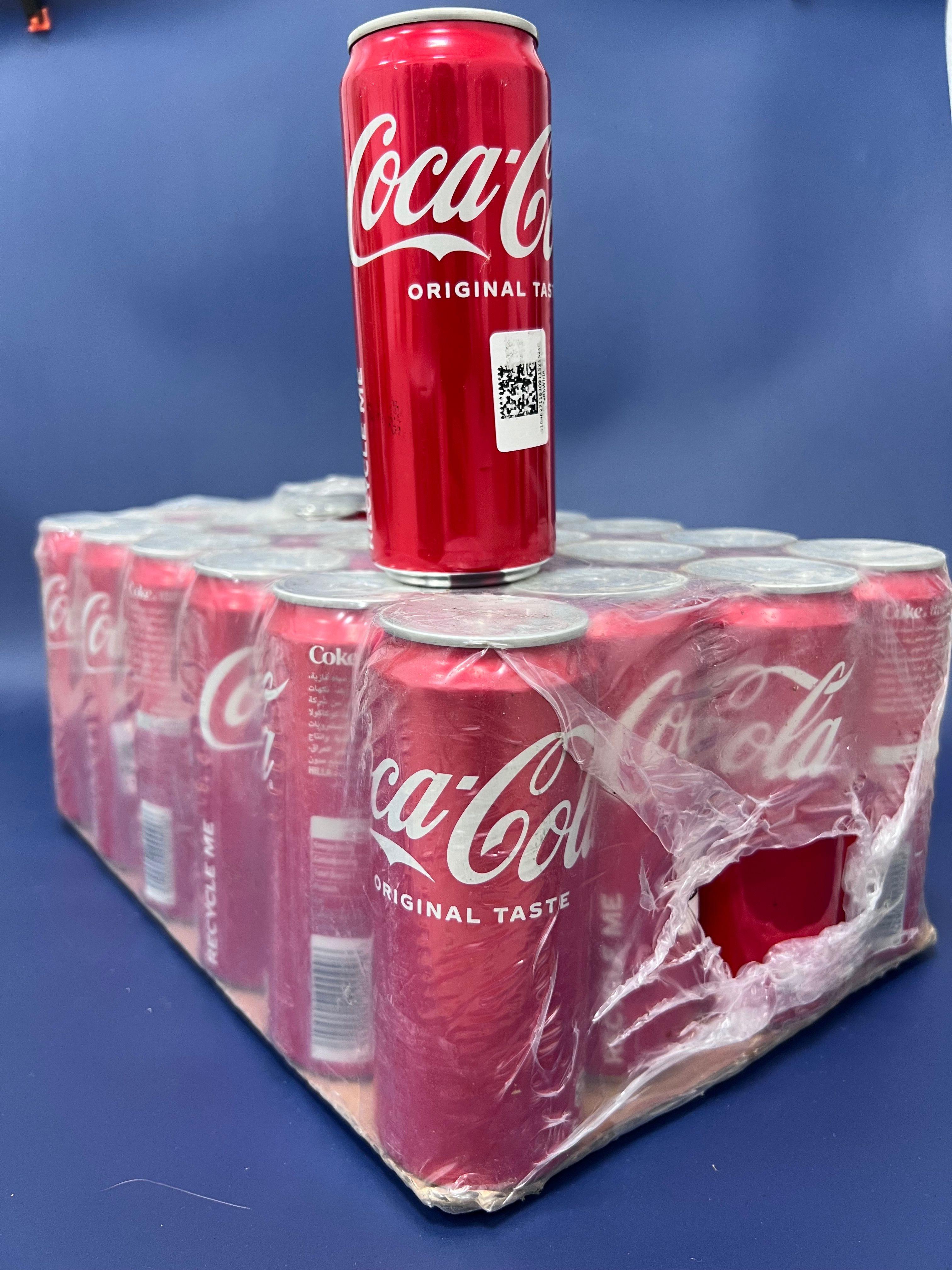 Coca-Cola напиток сильногазированный, Кока-Кола Ирак 0.33л х 24шт (жестяная банка)