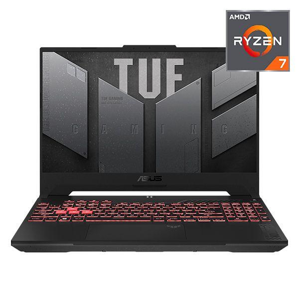 ASUS TUF Gaming A15 90NR0JP5-M002D0 Игровой ноутбук 15.6", AMD Ryzen 7 7435HS, RAM 16 ГБ, SSD, NVIDIA GeForce RTX 4050 для ноутбуков (6 Гб), Без системы, (TUF Gaming A15 90NR0JP5-M002D0), черный, Английская раскладка