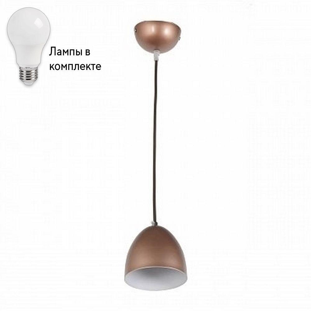 Подвесной светильник с лампочкой Arti Lampadari Nota E 1.3.P1 BR+Lamps