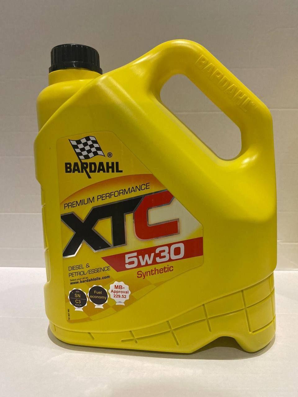 Bardahl XTC 5W-30 Масло моторное, Синтетическое, 4 л