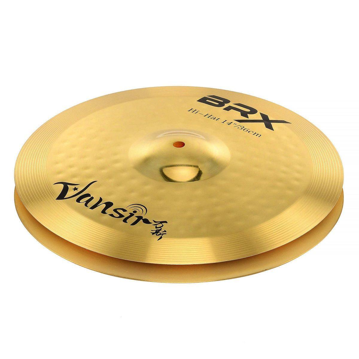 Тарелка ударная HI-HAT BRASS Vansir BRX-BP 14" (пара)