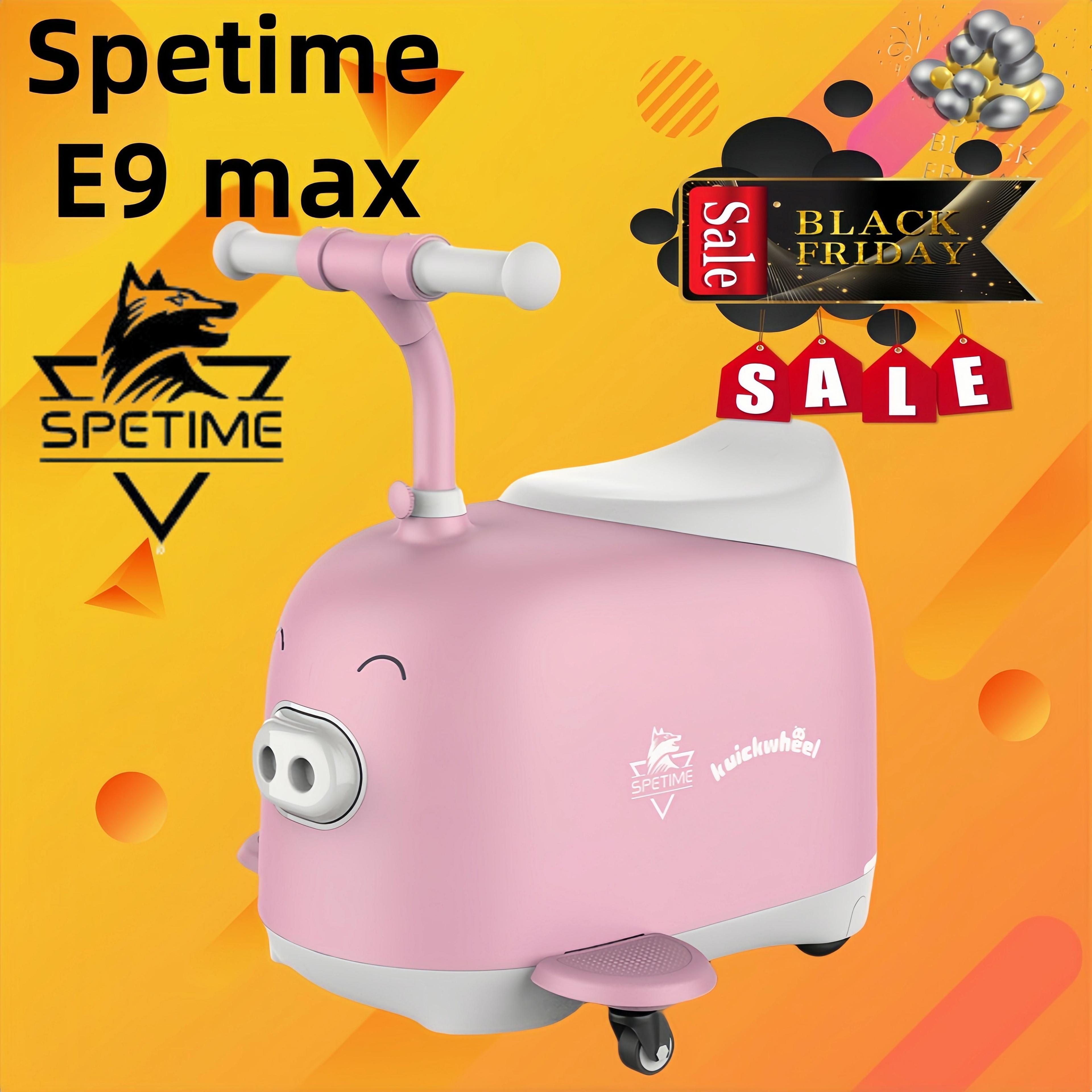 Детский электрический самокат Spetime E9 max pink , Электросамокат