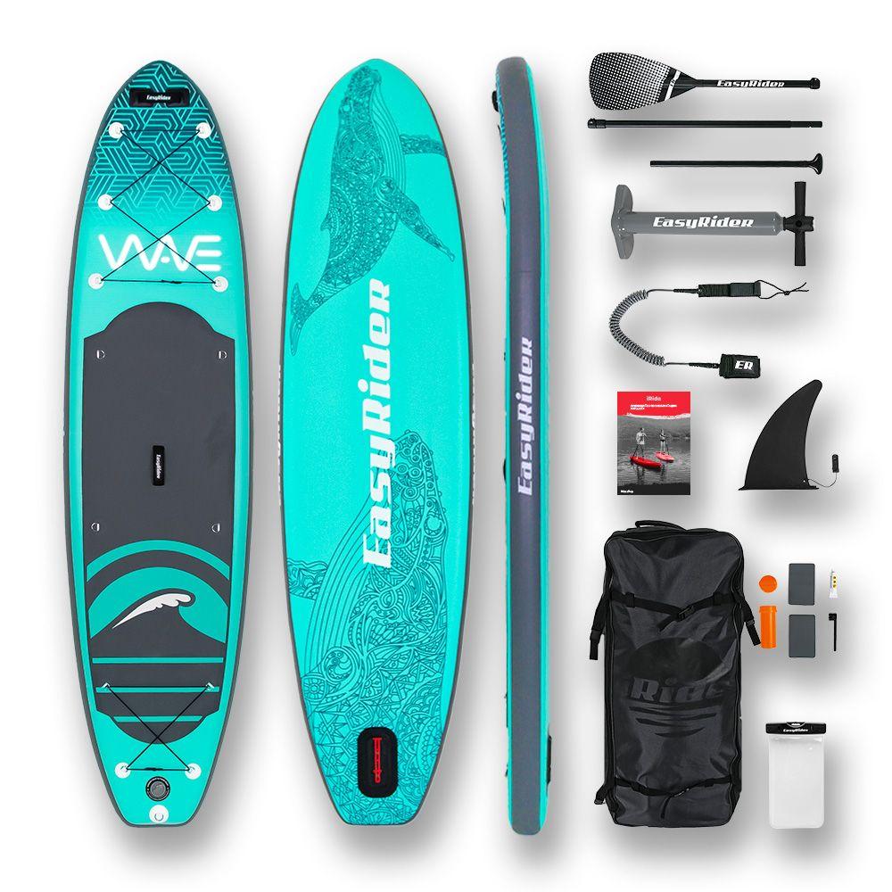 SUP-доска надувная для сапбординга EasyRider WAVE 10.6 MINT supboard/ сапборд