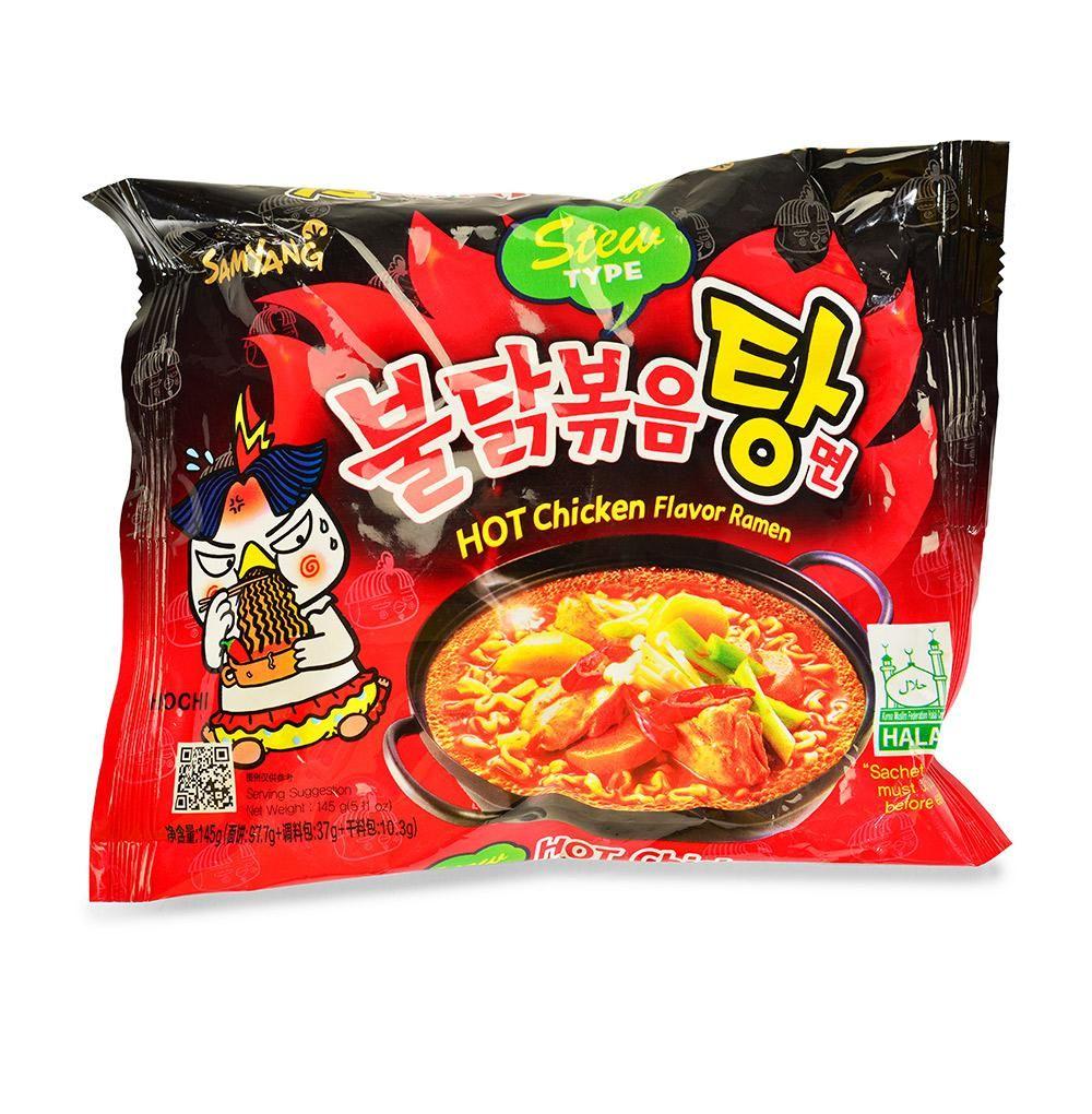 Лапша "Samyang" острая с курицей, 145 г, Южная Корея