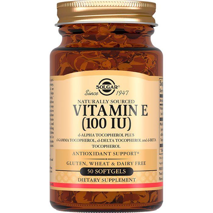 Solgar, Vitamin E "Витамин Е", 67 мг, 50 капсул