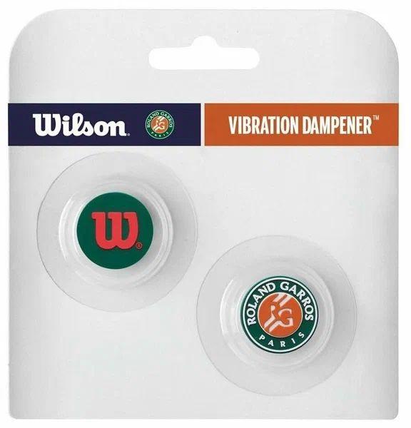 Виброгаситель Wilson Roland Garros Vibration Dampener (2шт.) (Green/Orange)