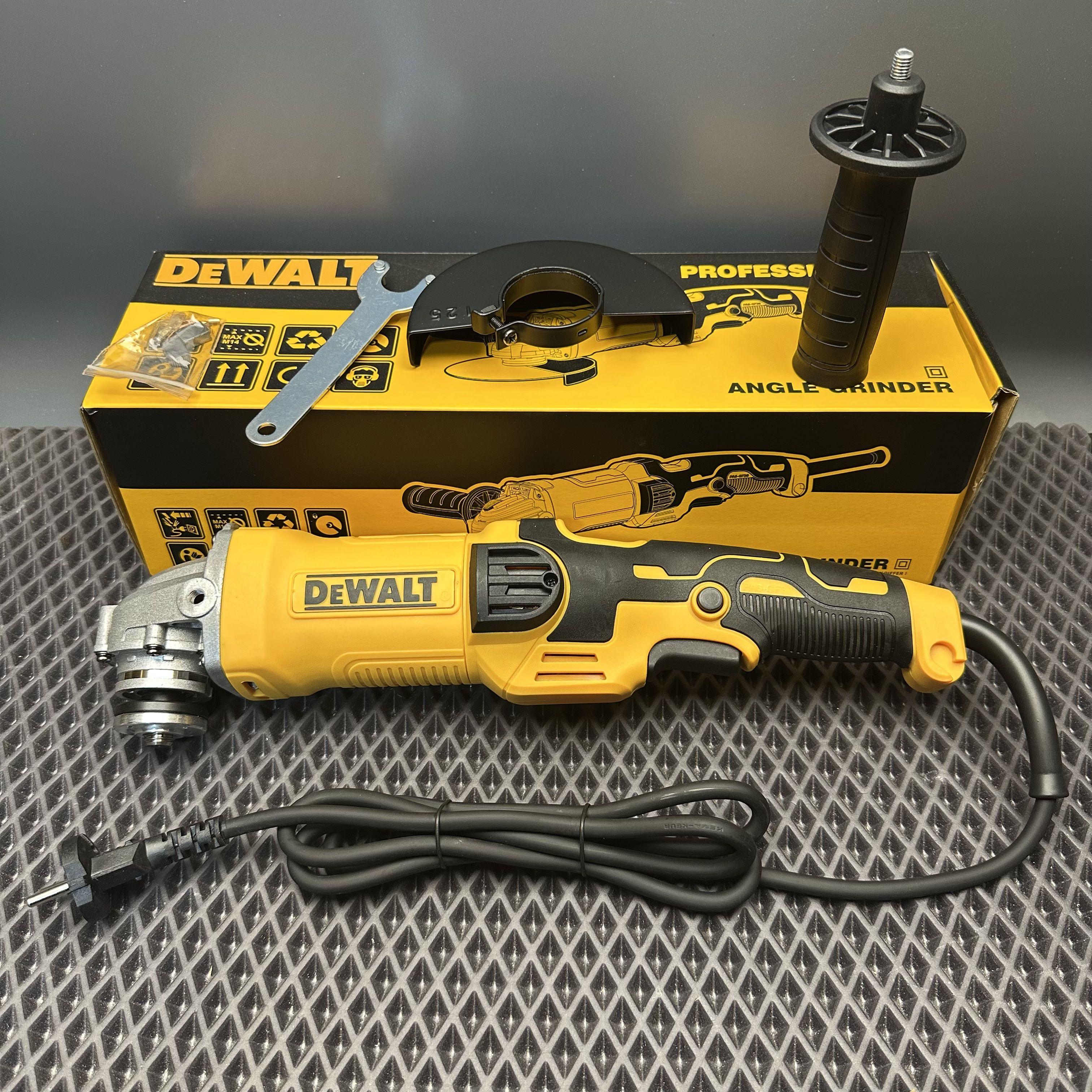 Болгарка электрическая DeWALT 1650W 125мм DW4075/шлифмашина угловая/УШМ