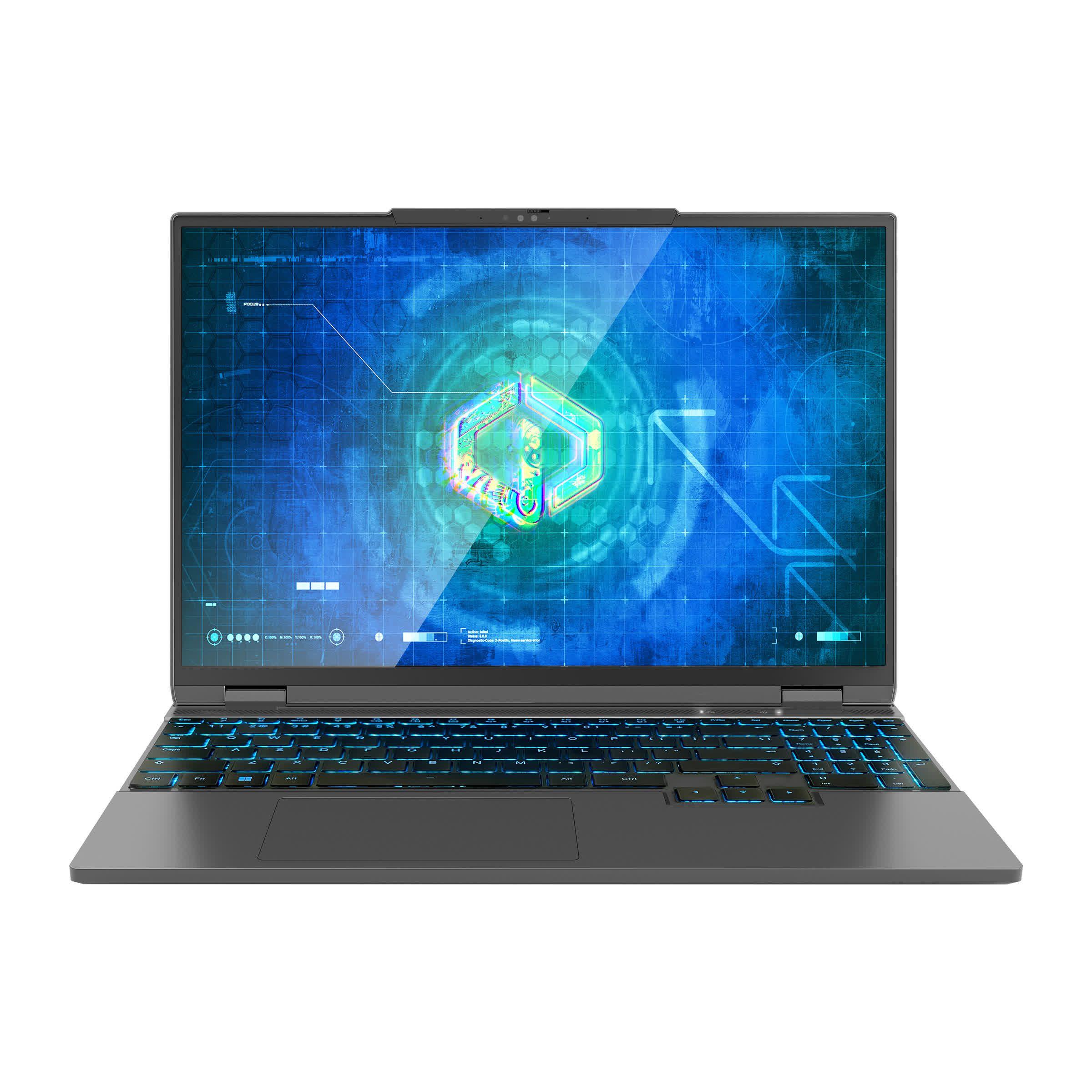 MAIBENBEN X-Treme Typhoon X15B-R78846 Игровой ноутбук 15.6", AMD Ryzen 7 8845HS, RAM 16 ГБ, SSD 1024 ГБ, NVIDIA GeForce RTX 4060 для ноутбуков (8 Гб), Linux, (X15B-R78846GQSLBRE0), серый, Русская раскладка