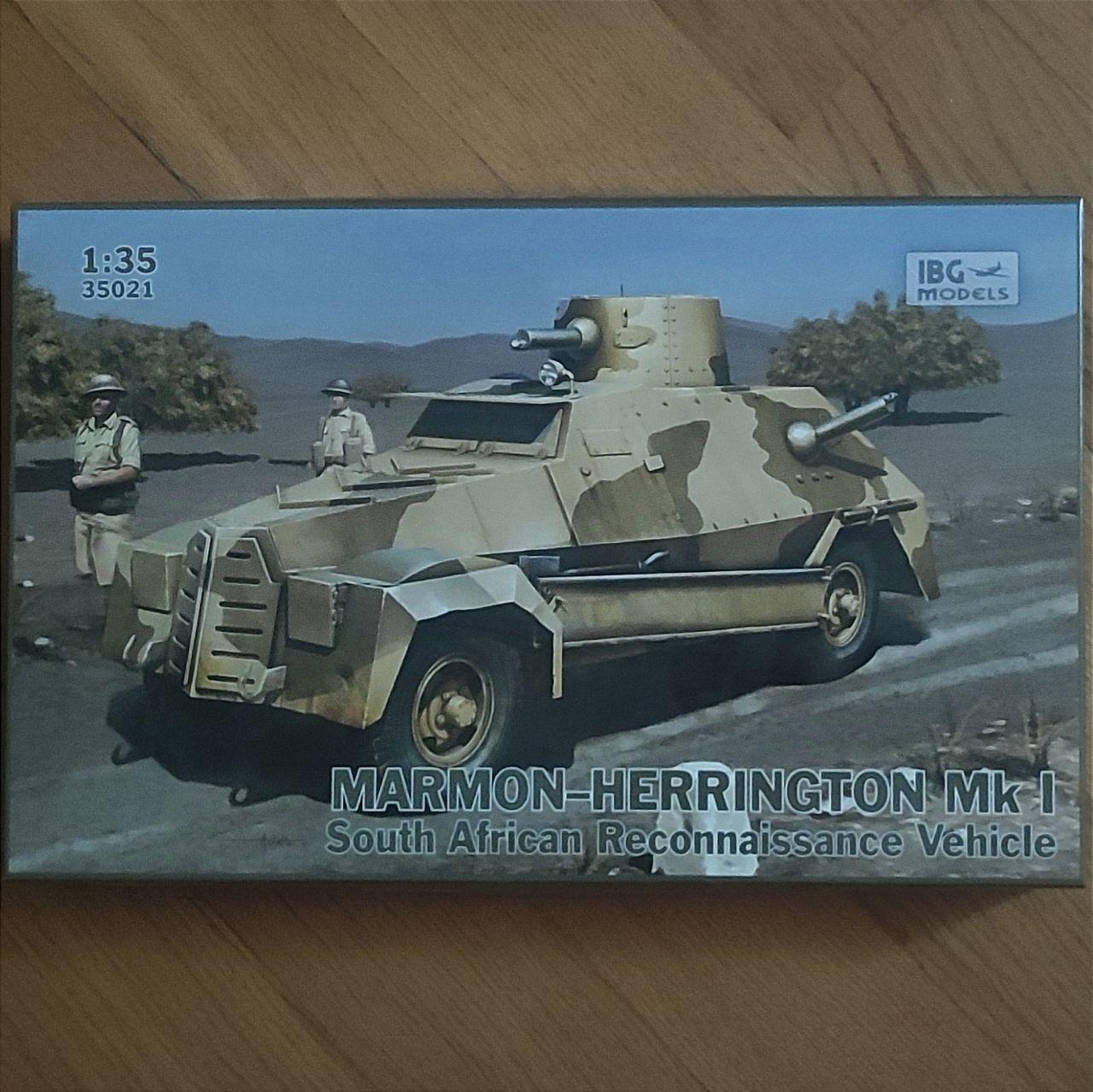 Сборная модель Британский бронеавтомобиль MARMON-HERRINGTON Мк I, IBG MODELS 35021, 1/35