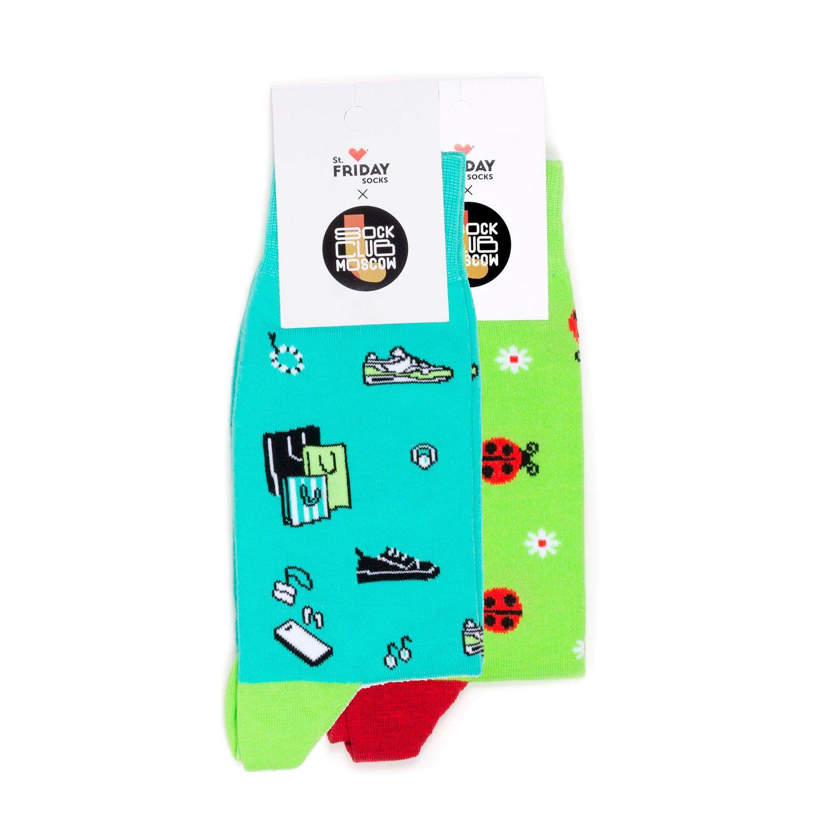 Комплект носков St. Friday Socks Божьи коровки, 2 пары