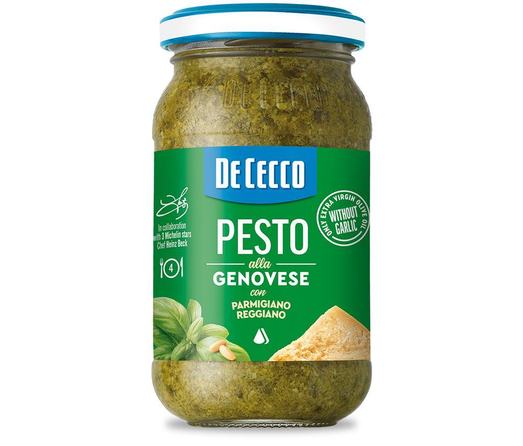 Соус Песто Классический, Pesto с базиликом, кедровыми орехами и оливковым маслом, 190 г.