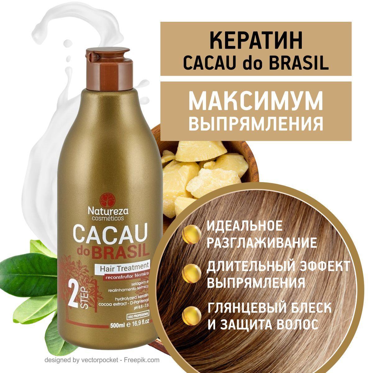 Natureza cosmeticos Кератин для волос, 500 мл