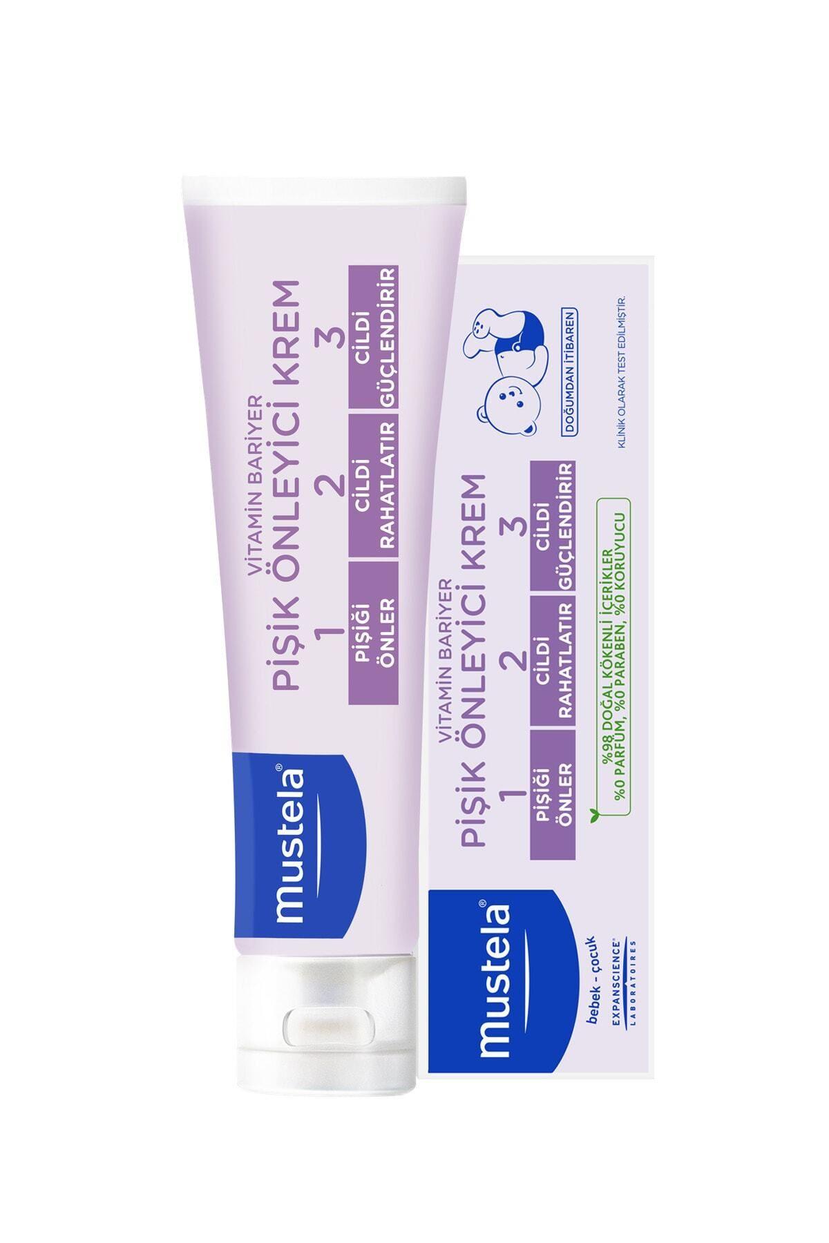 Витаминный барьерный крем от опрелостей 100 мл / Mustela Vitamin Barrier Krem Pisik 100 Ml