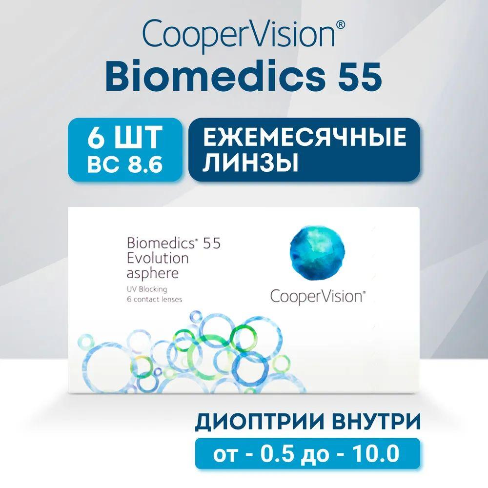 CooperVision Контактные линзы, -1.75, 8.6, 1 месяц