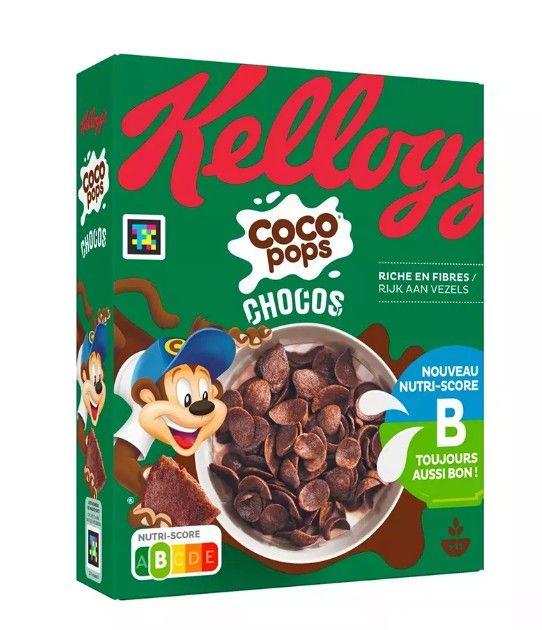 Готовый завтрак Kellogg's шоколадные лепестки Chocos 330г, Франция