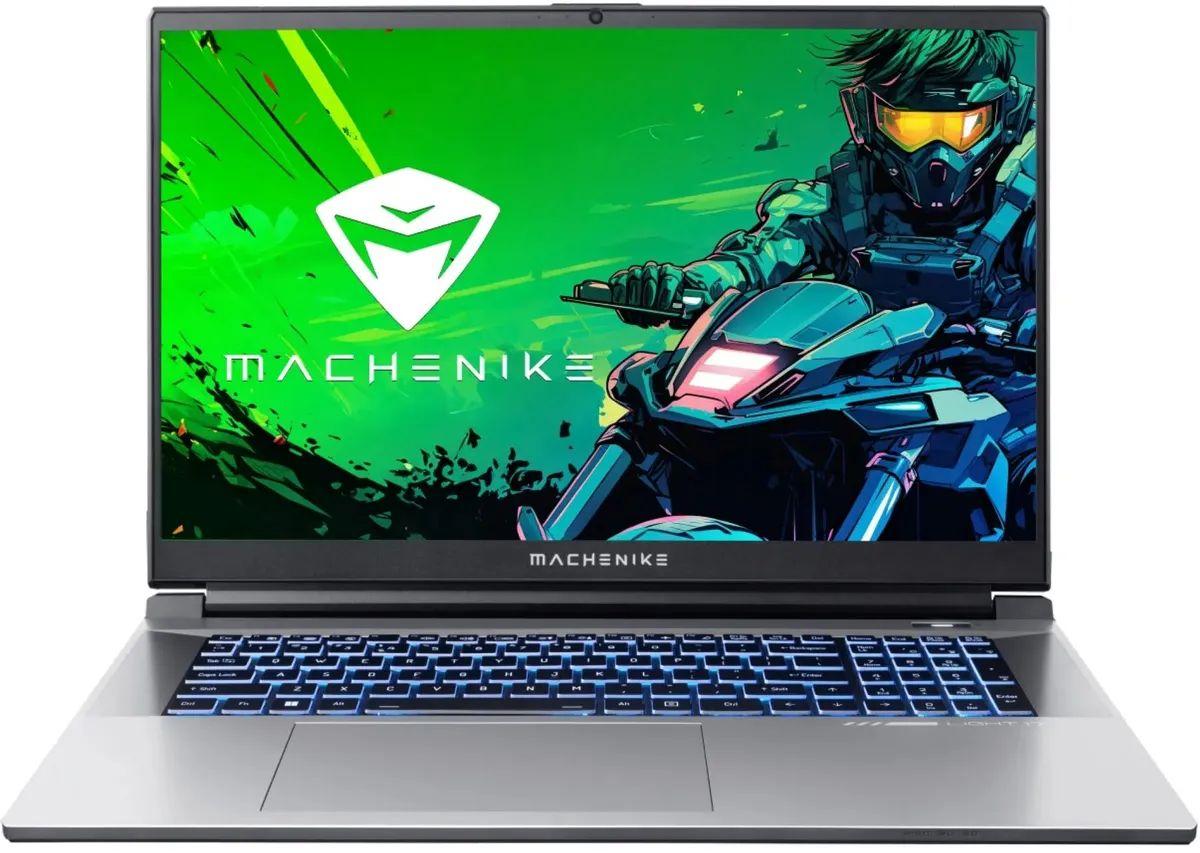 Machenike L17 Pulsar Игровой ноутбук 17.3", Intel Core i5-12450H, RAM 16 ГБ, SSD, NVIDIA GeForce RTX 4050 для ноутбуков (6 Гб), Без системы, (JJ00GJ00FRU), серебристый, Русская раскладка