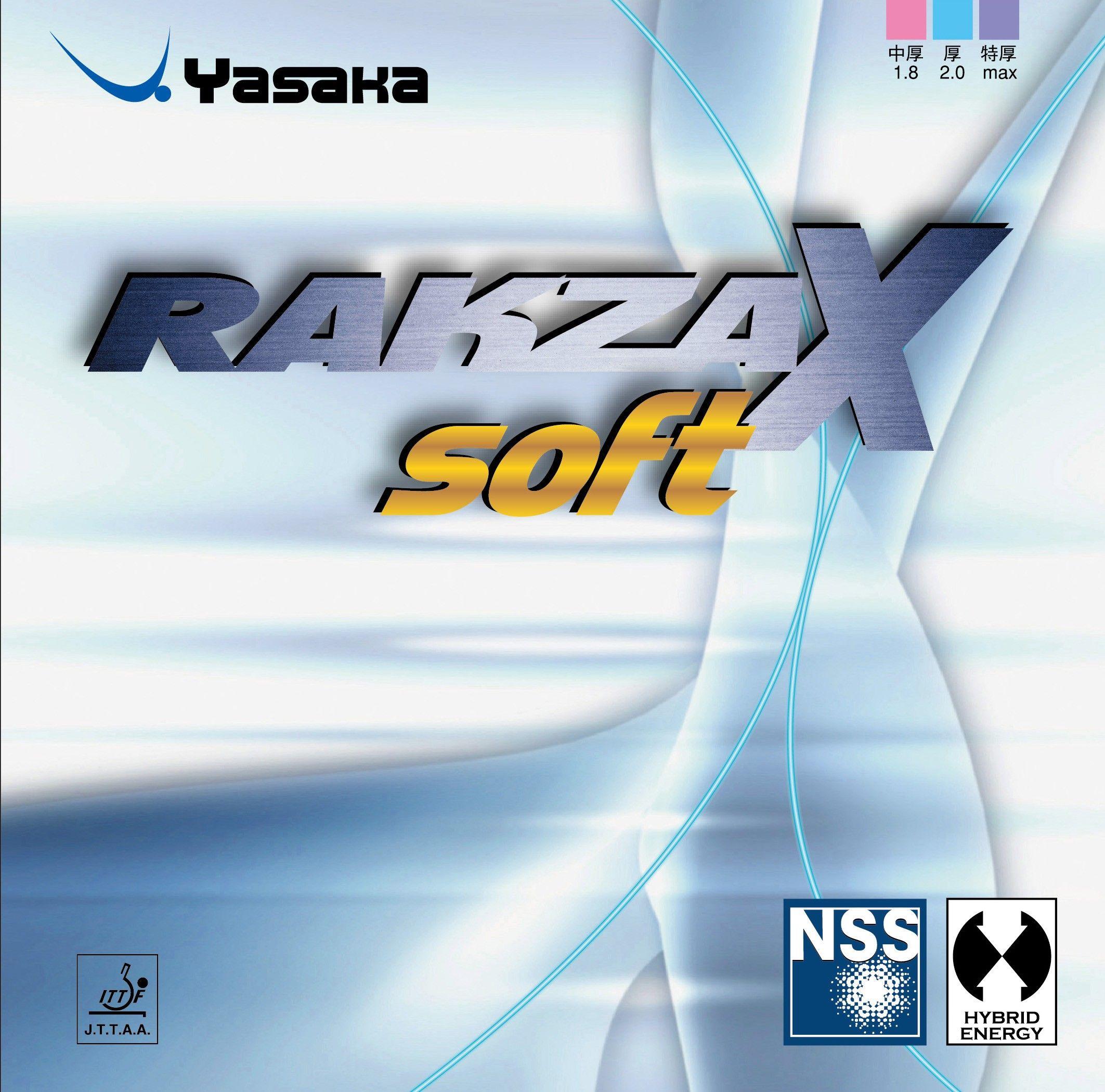 Накладка для ракетки Yasaka Rakza X Soft 1.8 red