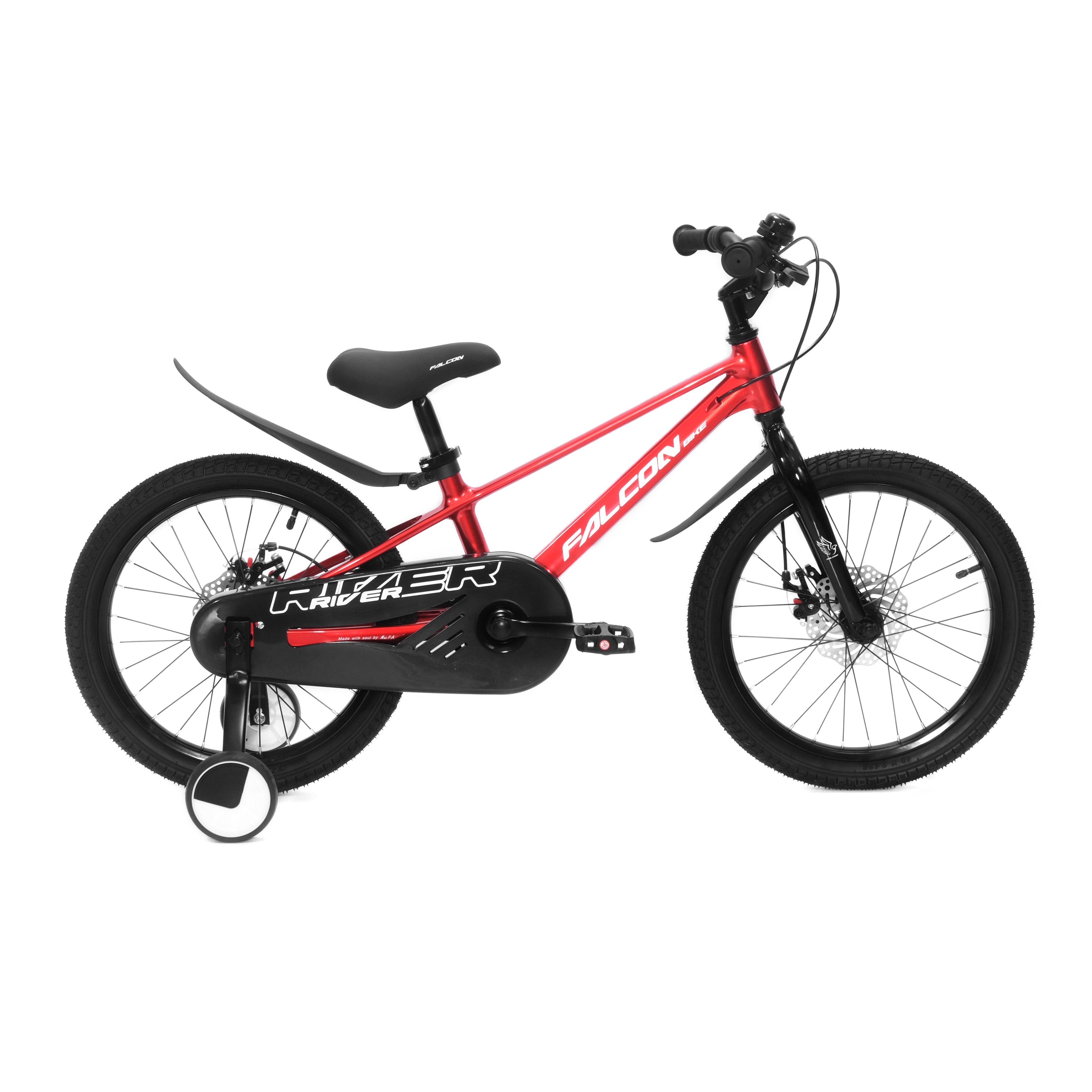 Велосипед FALCON BIKE 18" RIVER красный, магниевый сплав