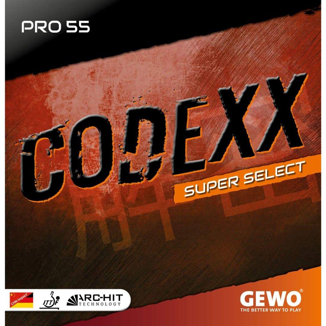 Накладка GEWO Codexx Pro 55 Super Select Красный 2.3