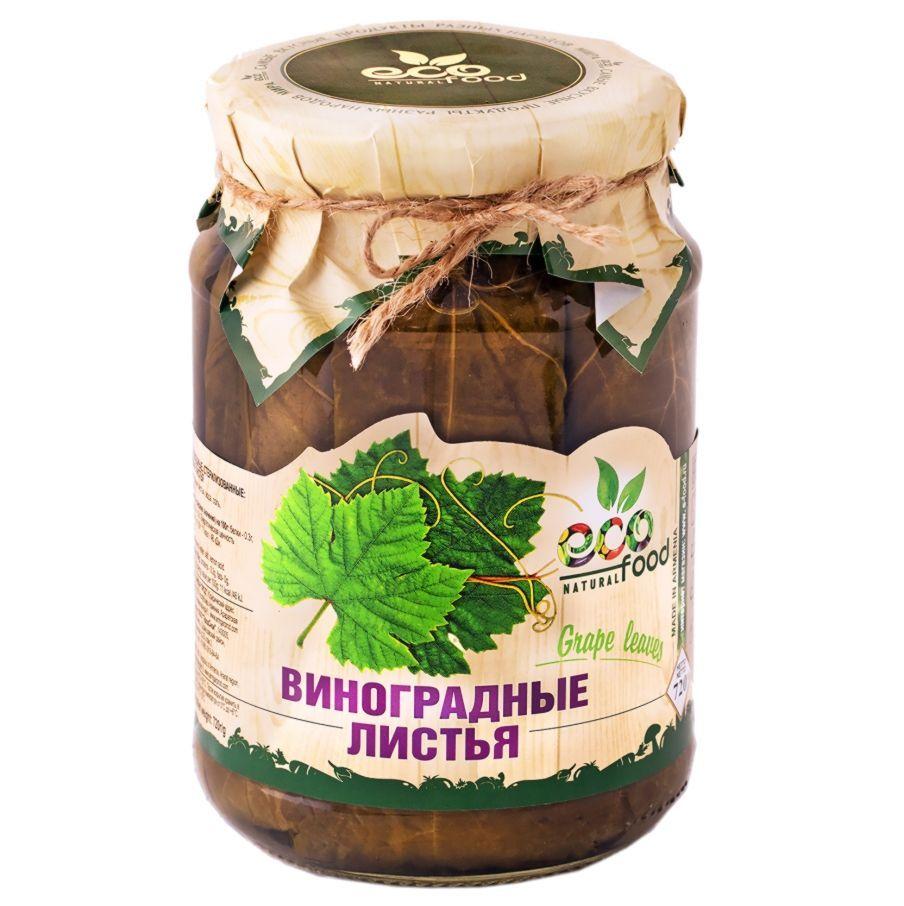 Виноградные листья для долмы, 720г ECOFOOD (Армения)