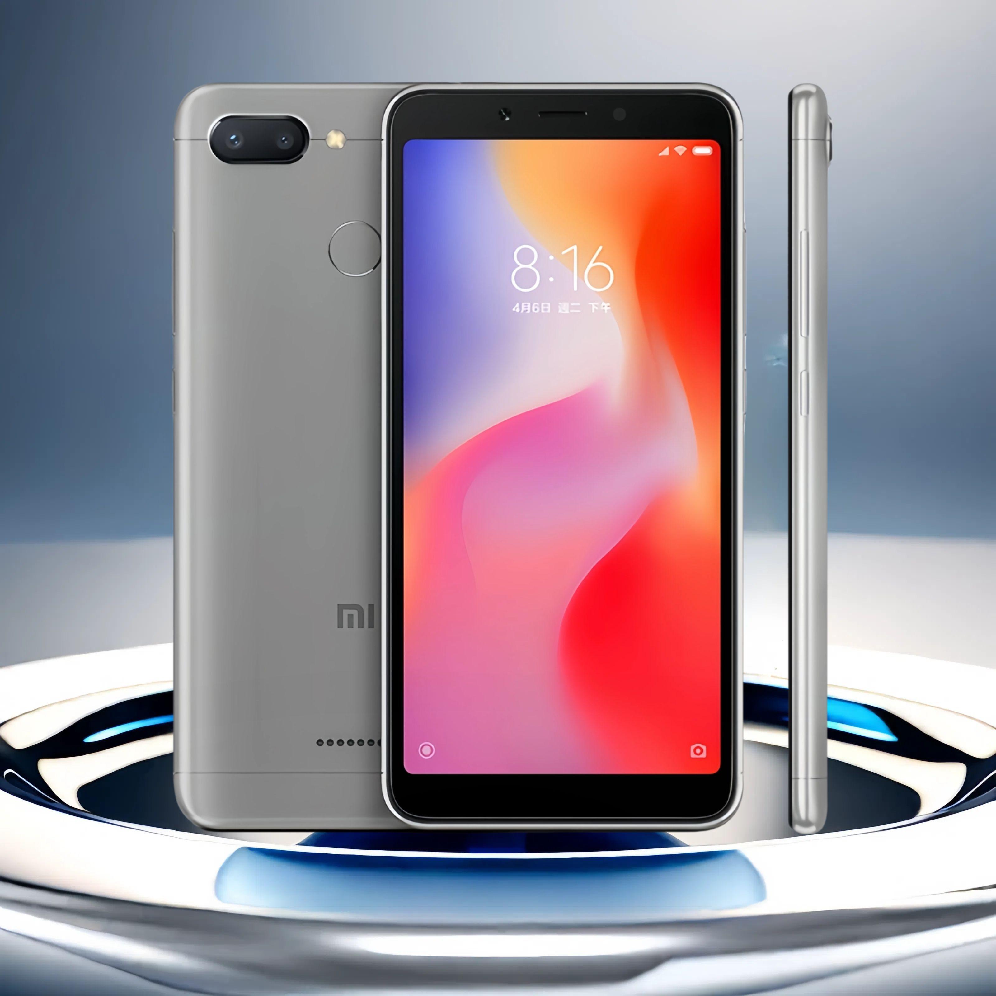 Redmi Смартфон 6 Global 4/64 ГБ, серый