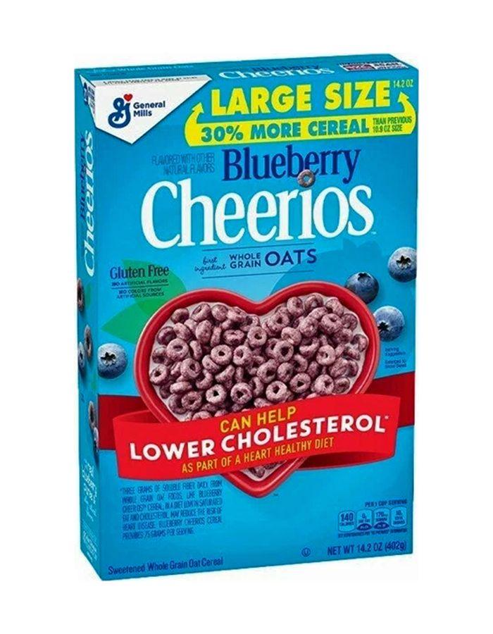 Сухой завтрак General Mills Cheerios Blueberry со вкусом черники, 402 гр