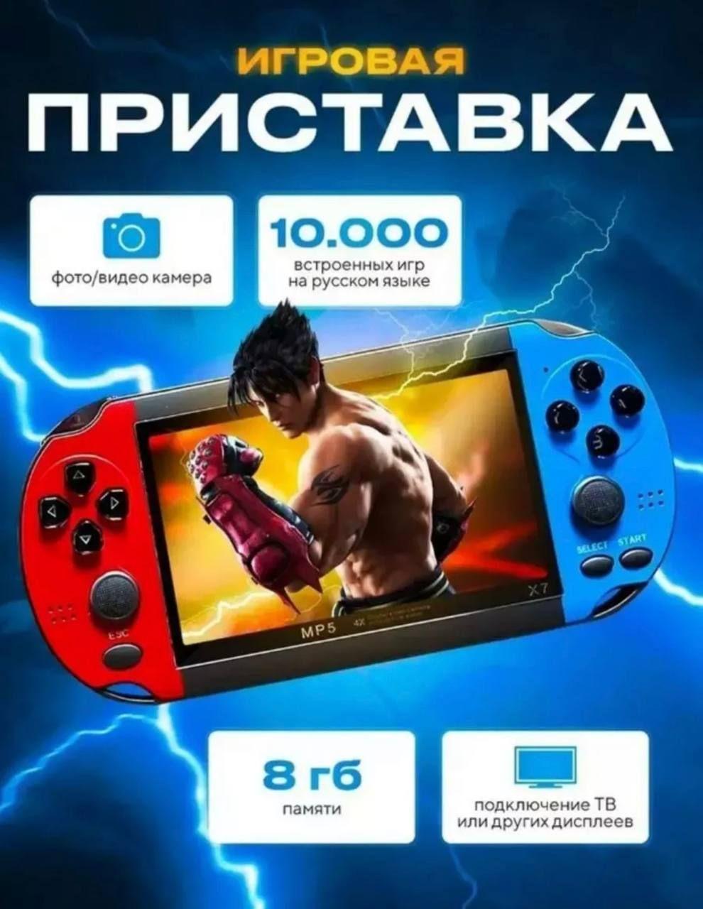 Портативная игровая приставка ретро консоль для телевизора X7