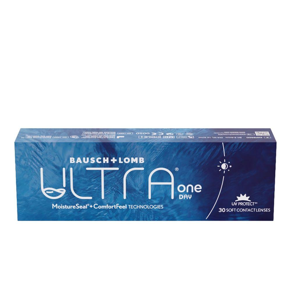 BAUSCH + LOMB ULTRA ONE DAY 30 штук -3.75 / 14.2 / 8.6 однодневные контактные линзы