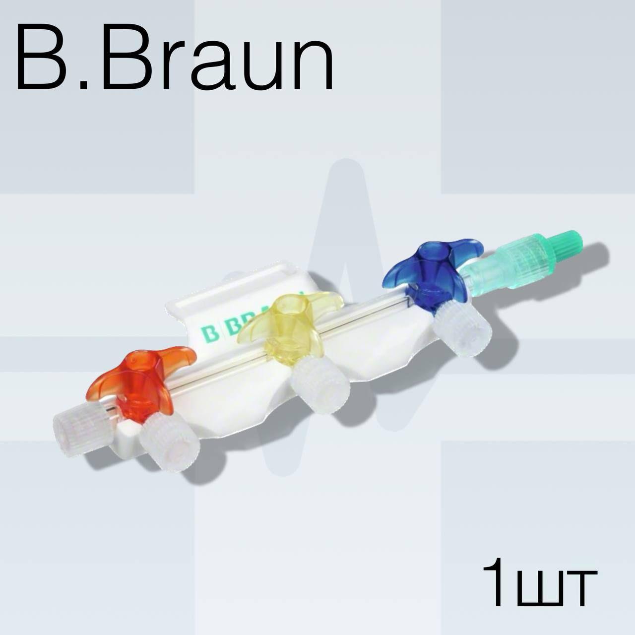 Блок из трех кранов трехходовых B.Braun Discofix C (Б.Браун Дискофикс С) для регулирования направлений инфузионных потоков, 1шт 16600С