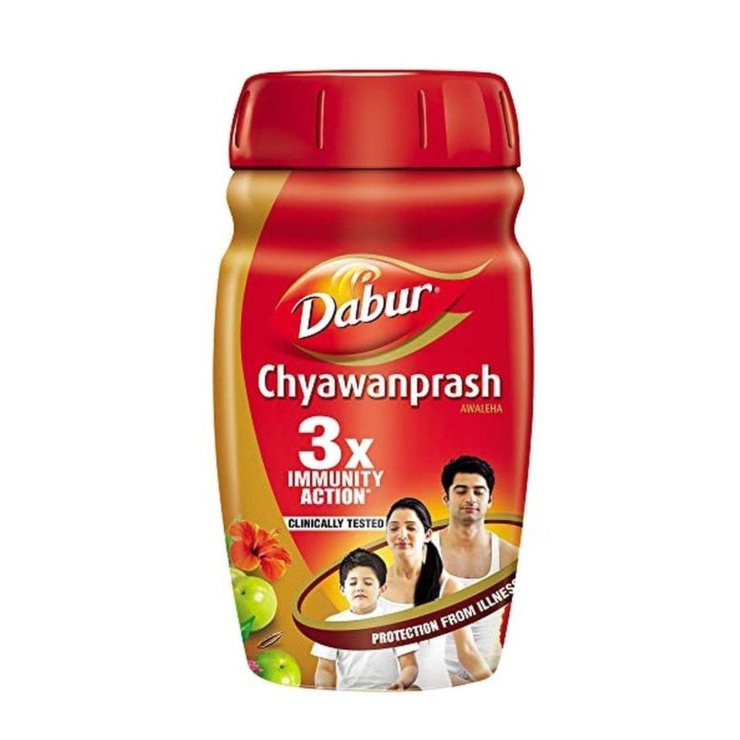 Dabur | Dabur Чаванпраш Тройной иммунитет / Дабур 500 г + 50 г в подарок