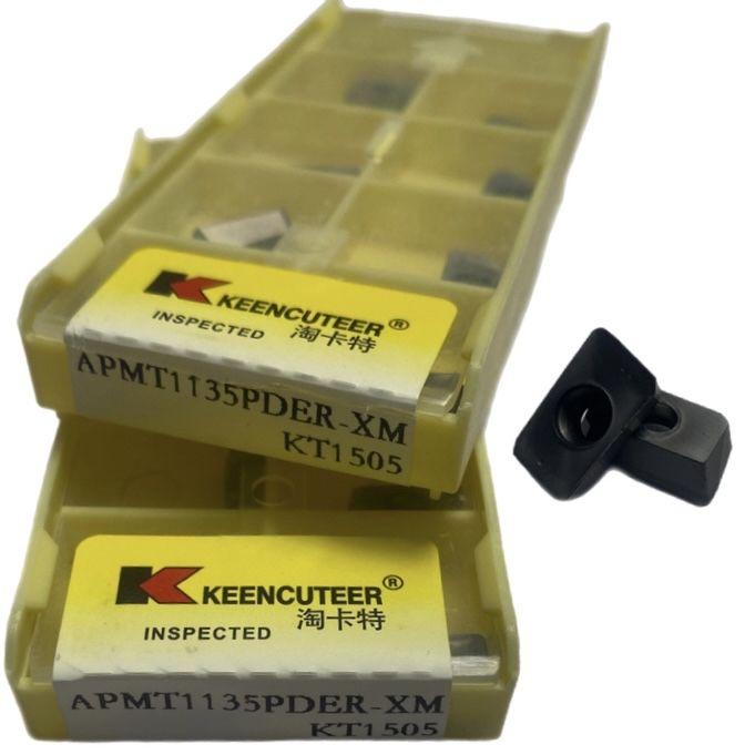 Твердосплавные сменные пластины (10шт) keencuteer APMT1135pder -xm kt1505