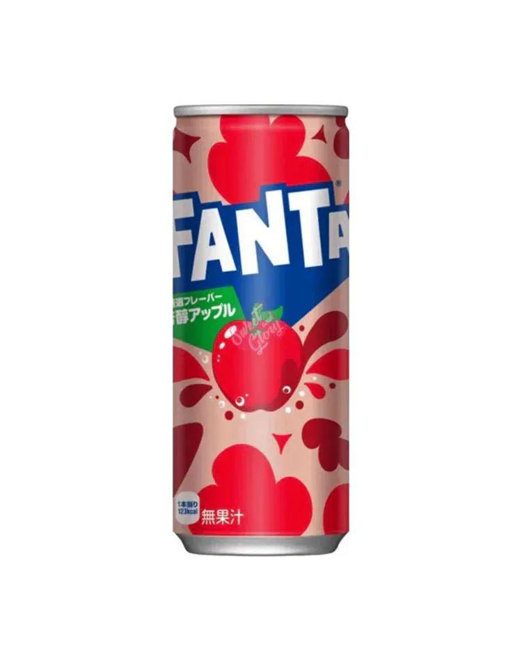 Газированный напиток Fanta со вкусом красного яблока, 250 мл.