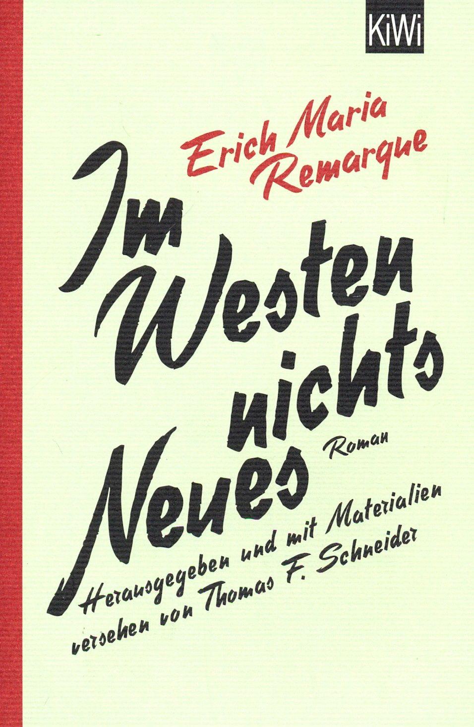 Im Westen nichts Neues / На Западном фронте без перемен / Книга на Немецком | Remarque Erich Maria