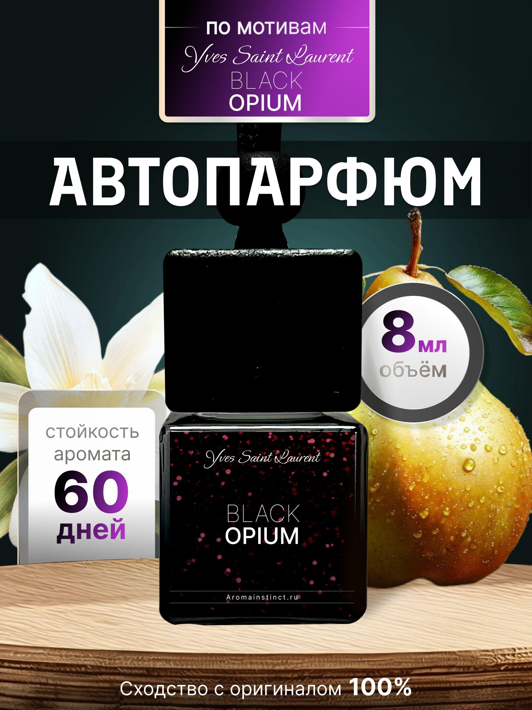 Ароматизатор для автомобиля с ароматом "Black Opium"