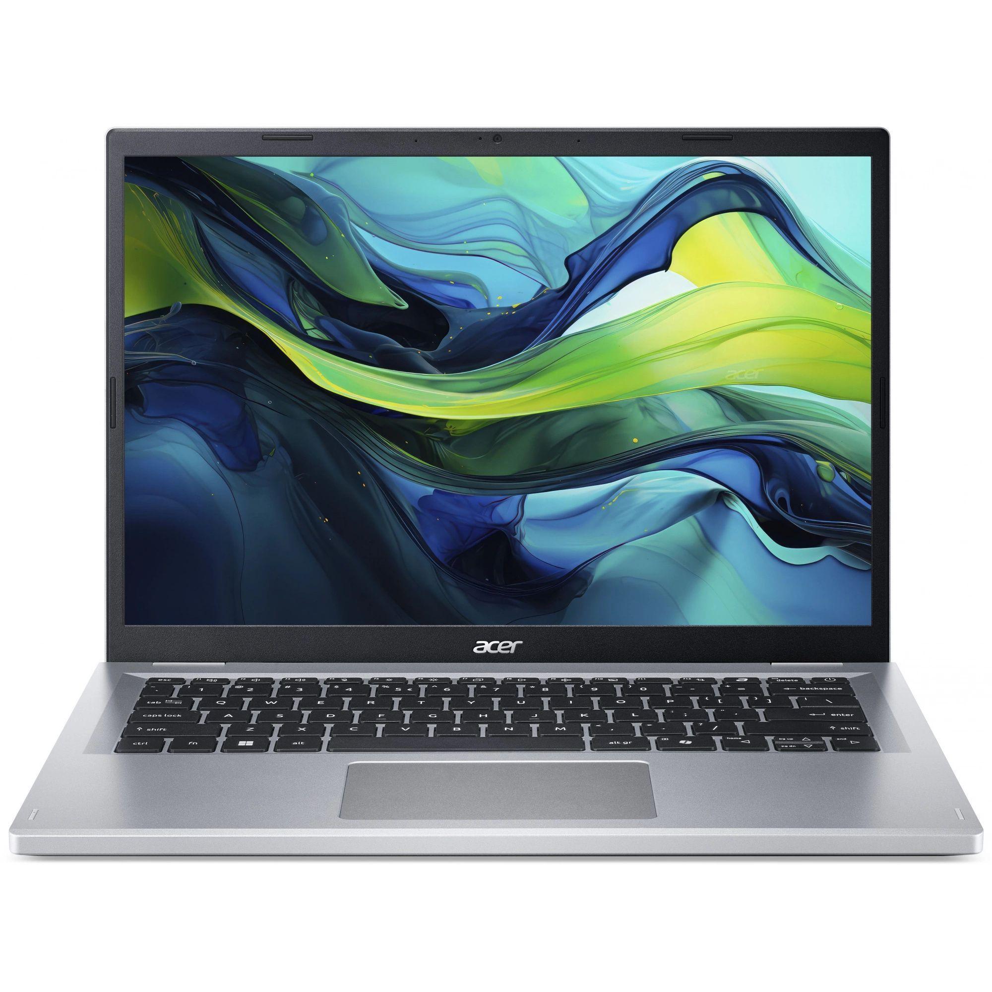 Acer AG14-31P-P7CL Ноутбук 14", RAM 8 ГБ, SSD 512 ГБ, Intel UHD Graphics, Без системы, (NX.KXECD.003), серебристый, Русская раскладка