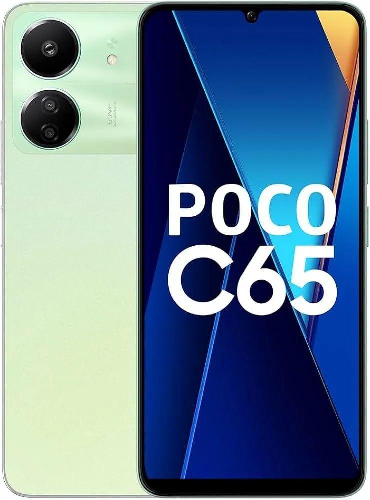 Xiaomi Смартфон Смартфон Xiaomi Poco C65 6/128 ГБ, зеленый