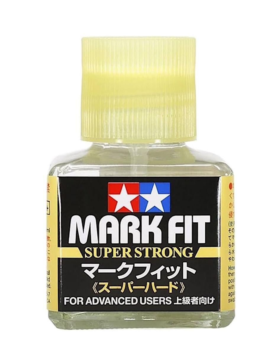 Tamiya Mark Fit Super Strong, Жидкость для нанесения декалей максимального действия, 40 мл