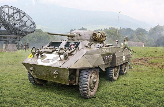 6364 Italeri Бронеавтомобиль M8 Greyhound 1/35