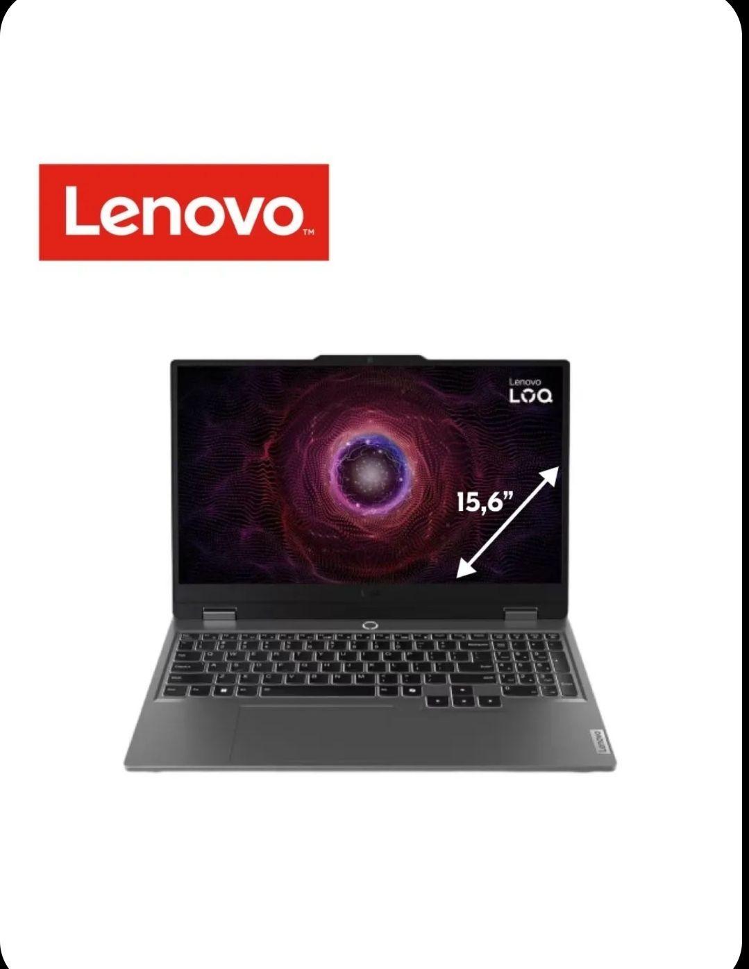 Lenovo LOQ 15ARP9 15.6", AMD Ryzen 5 7235HS, RAM 16 ГБ, SSD 512 ГБ, NVIDIA GeForce RTX 3050 (6 Гб), Без системы, (83JC0058RK), серебристый, Русская раскладка Игровой ноутбук, RAM 16 ГБ, серый