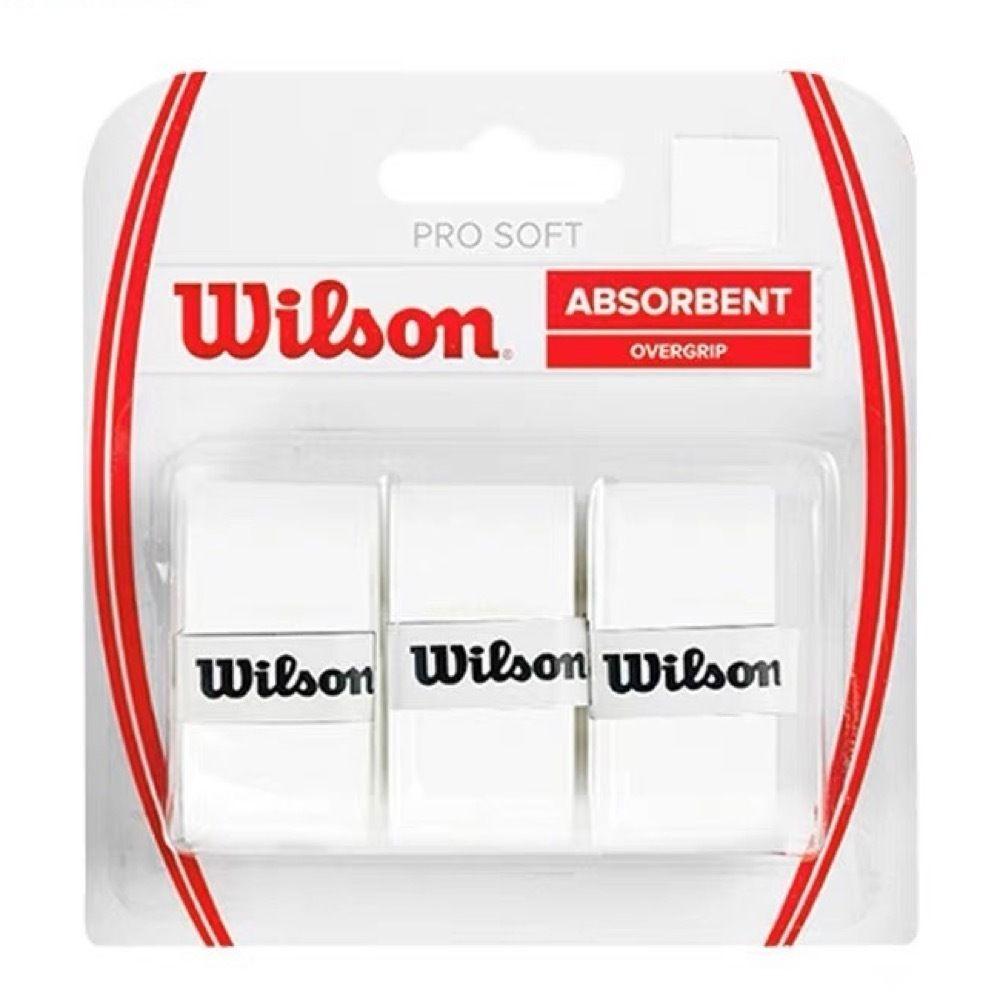 Намотка для ракетки Wilson Pro Soft Absorbent Overgrip White (3шт)