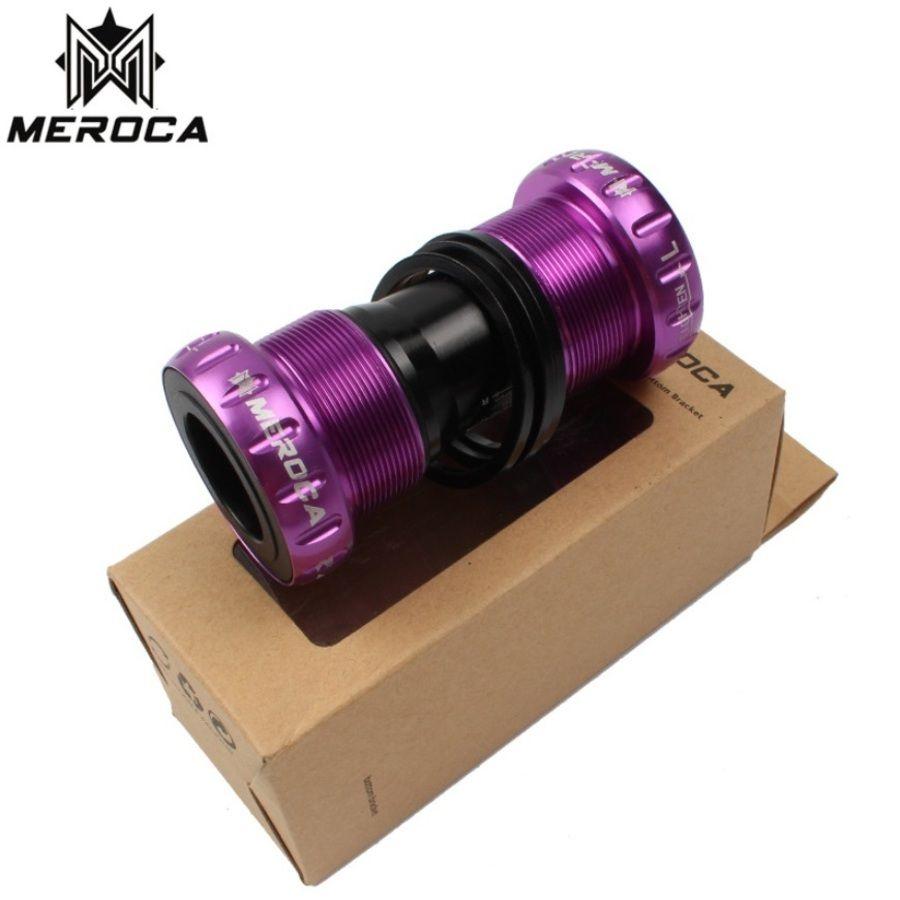 Каретка hollowtech 2 MEROCA M68 Фиолетовая